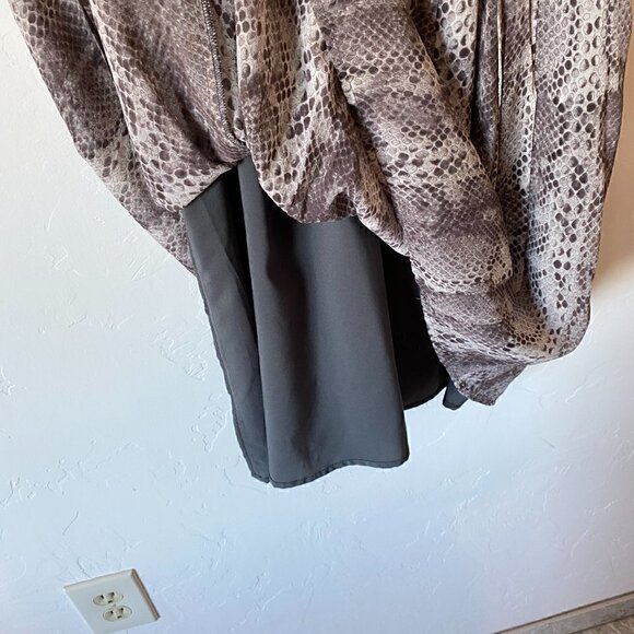 Madewell Broadway & Broome Silk Snake Charmer Print Dress Size 2 - Picture 5 of 7